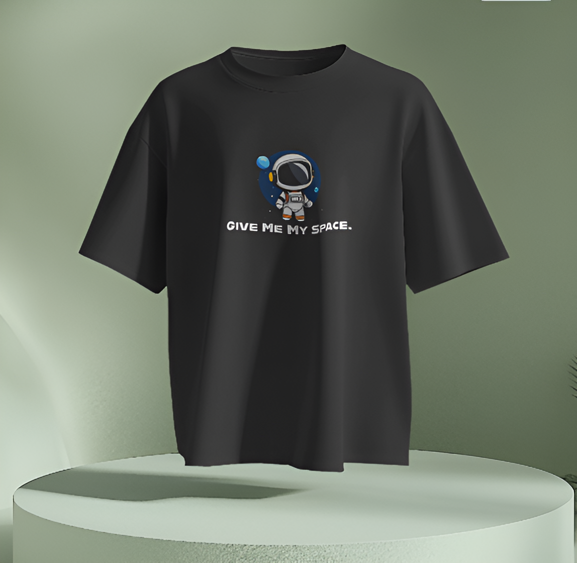 Give Me My Space” Oversized T-Shirt – Astronaut-Approved Comfort