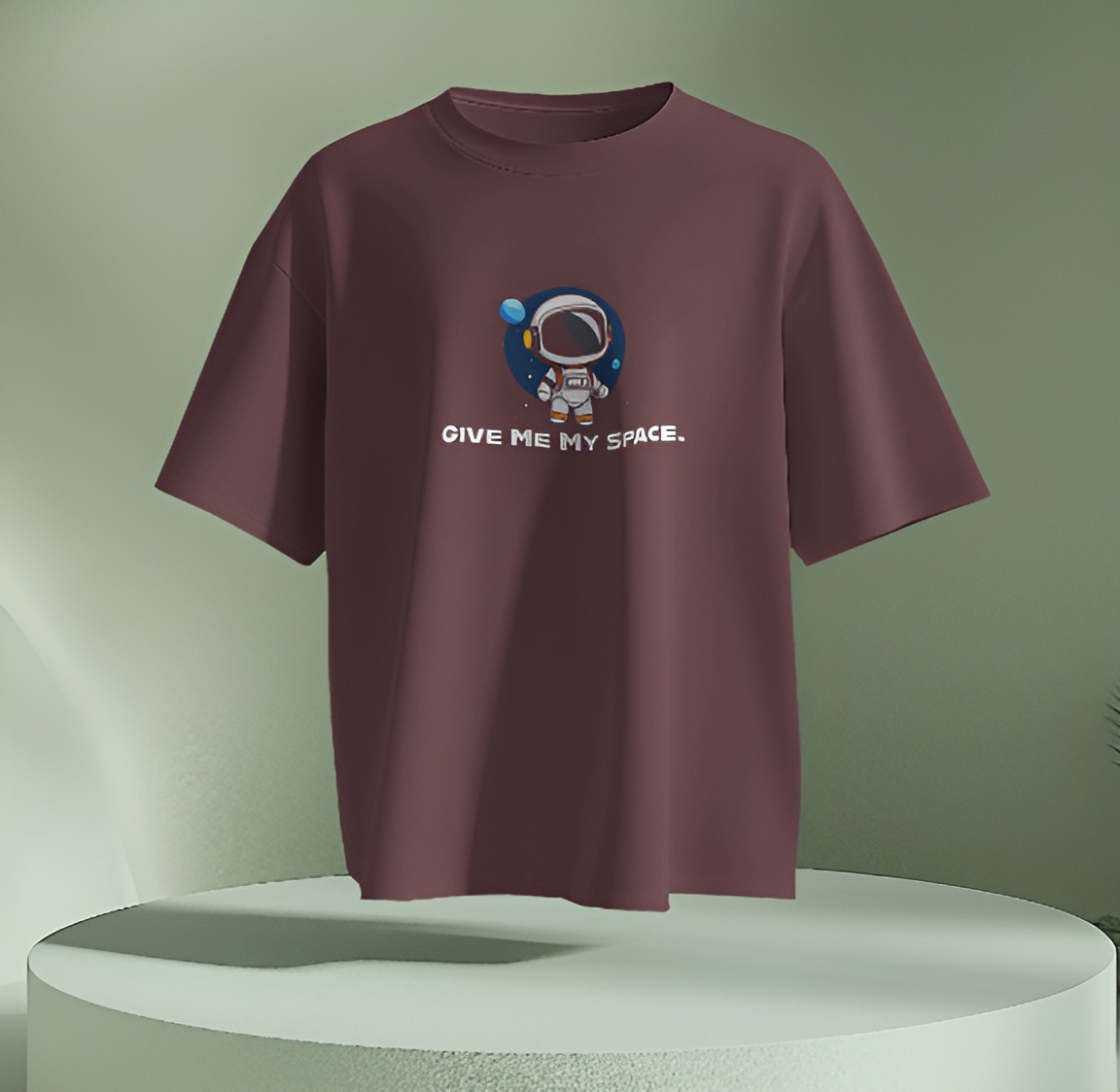 Give Me My Space” Oversized T-Shirt – Astronaut-Approved Comfort