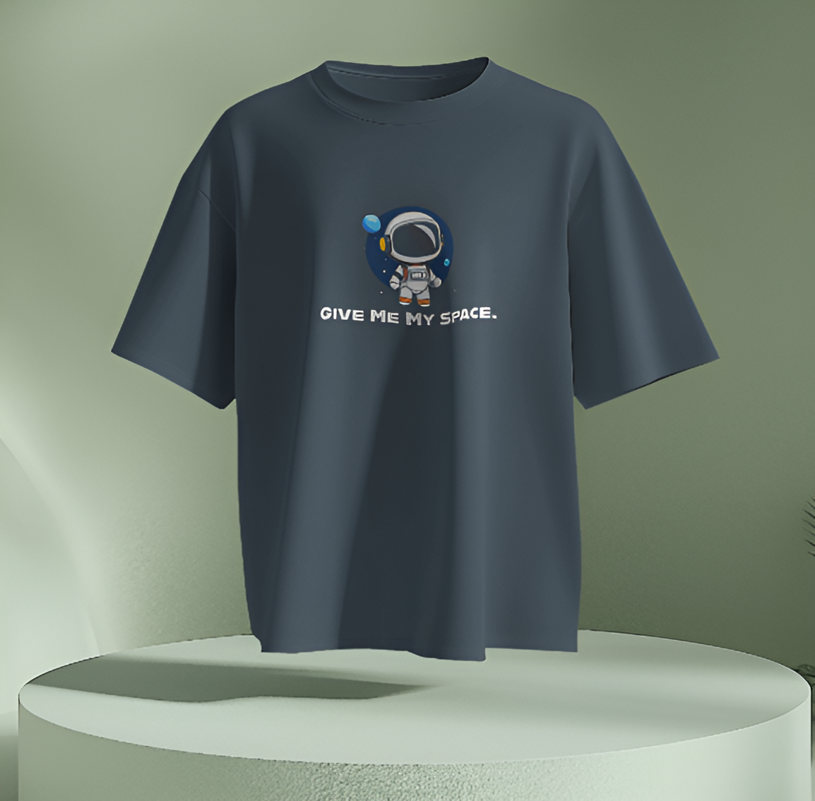Give Me My Space” Oversized T-Shirt – Astronaut-Approved Comfort