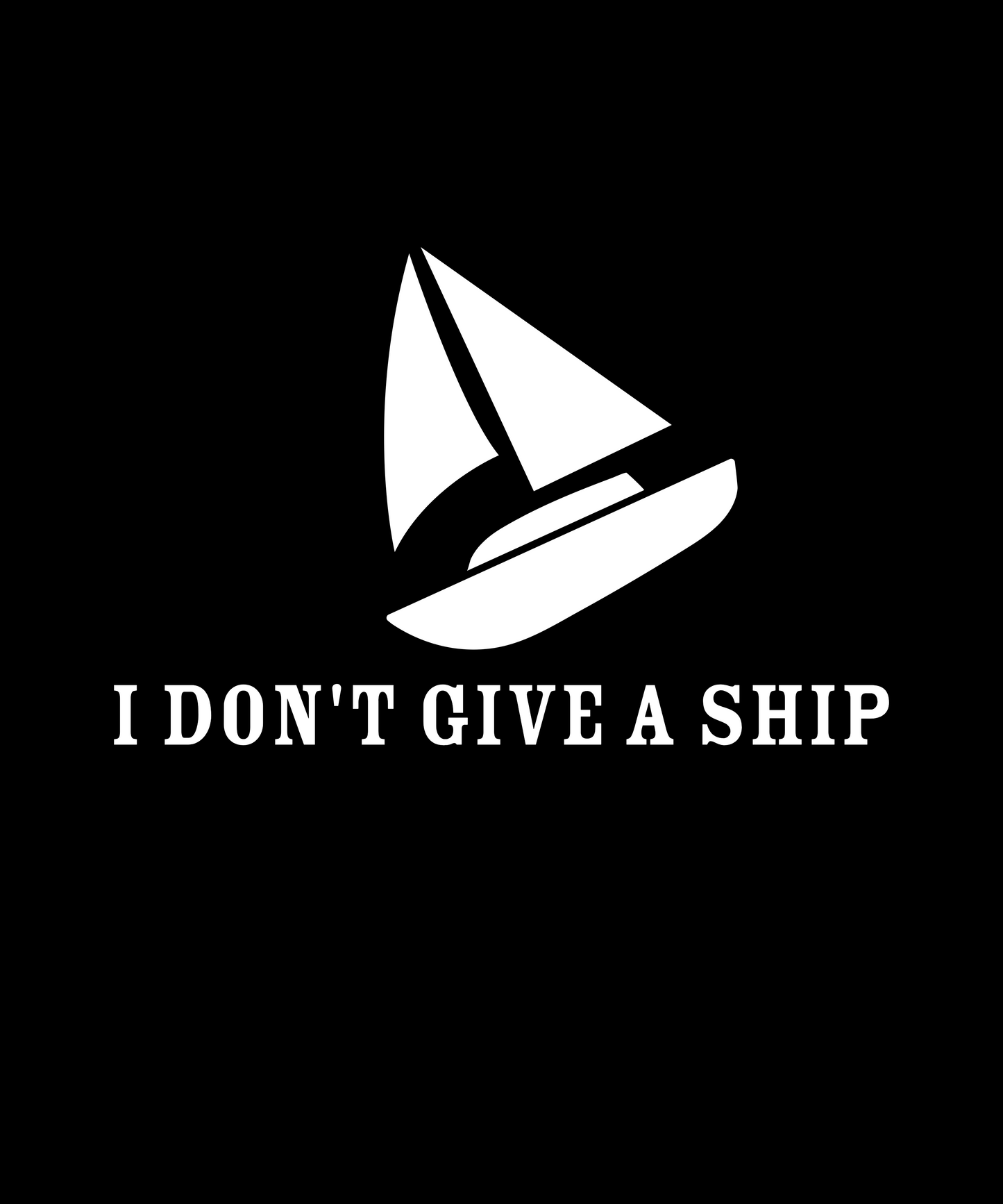 I Don’t Give a Ship – Men & Women Oversized T-Shirt