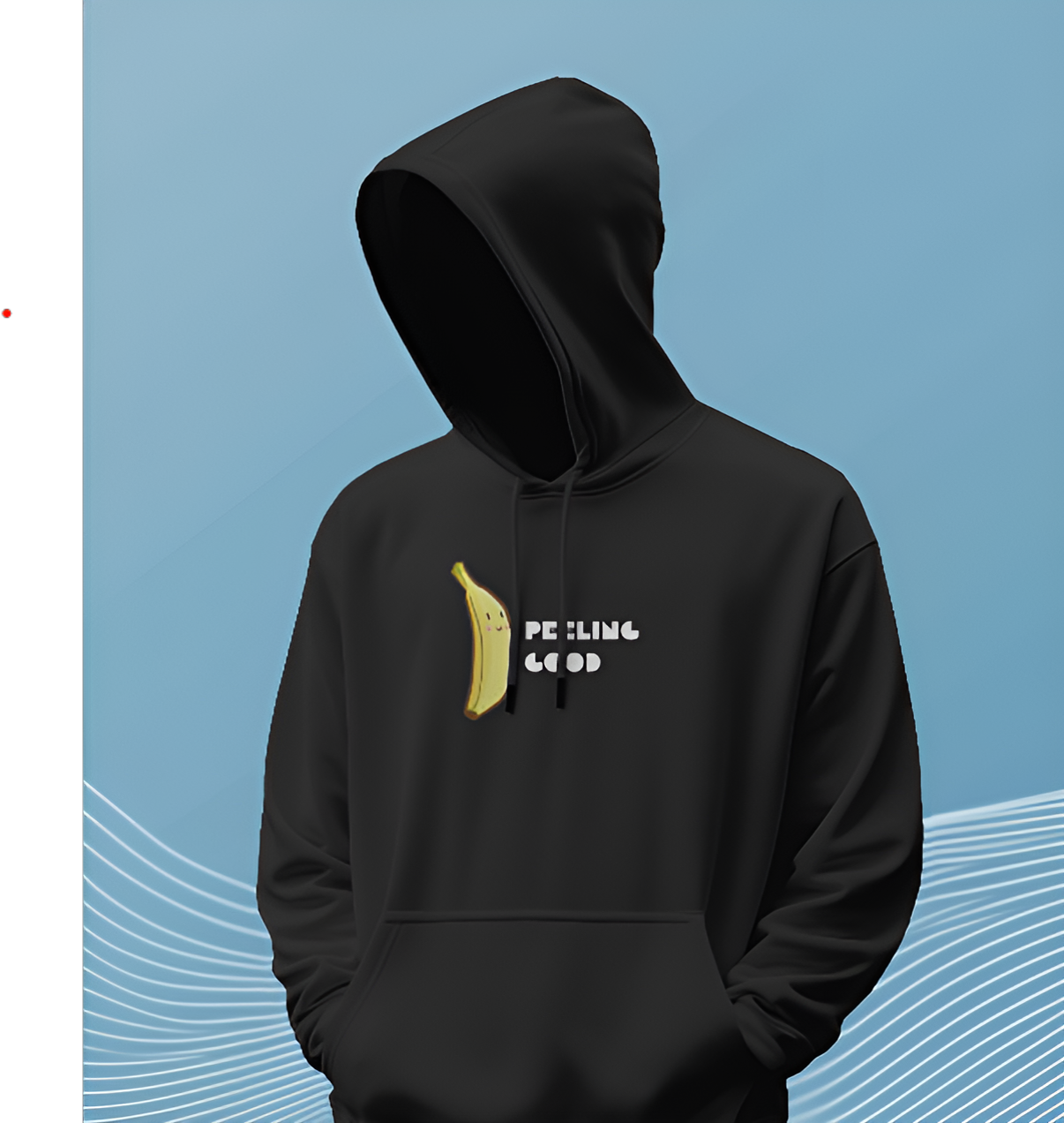 Peeling Good Hoodie For Men β Fun Banana Graphic Hoodie