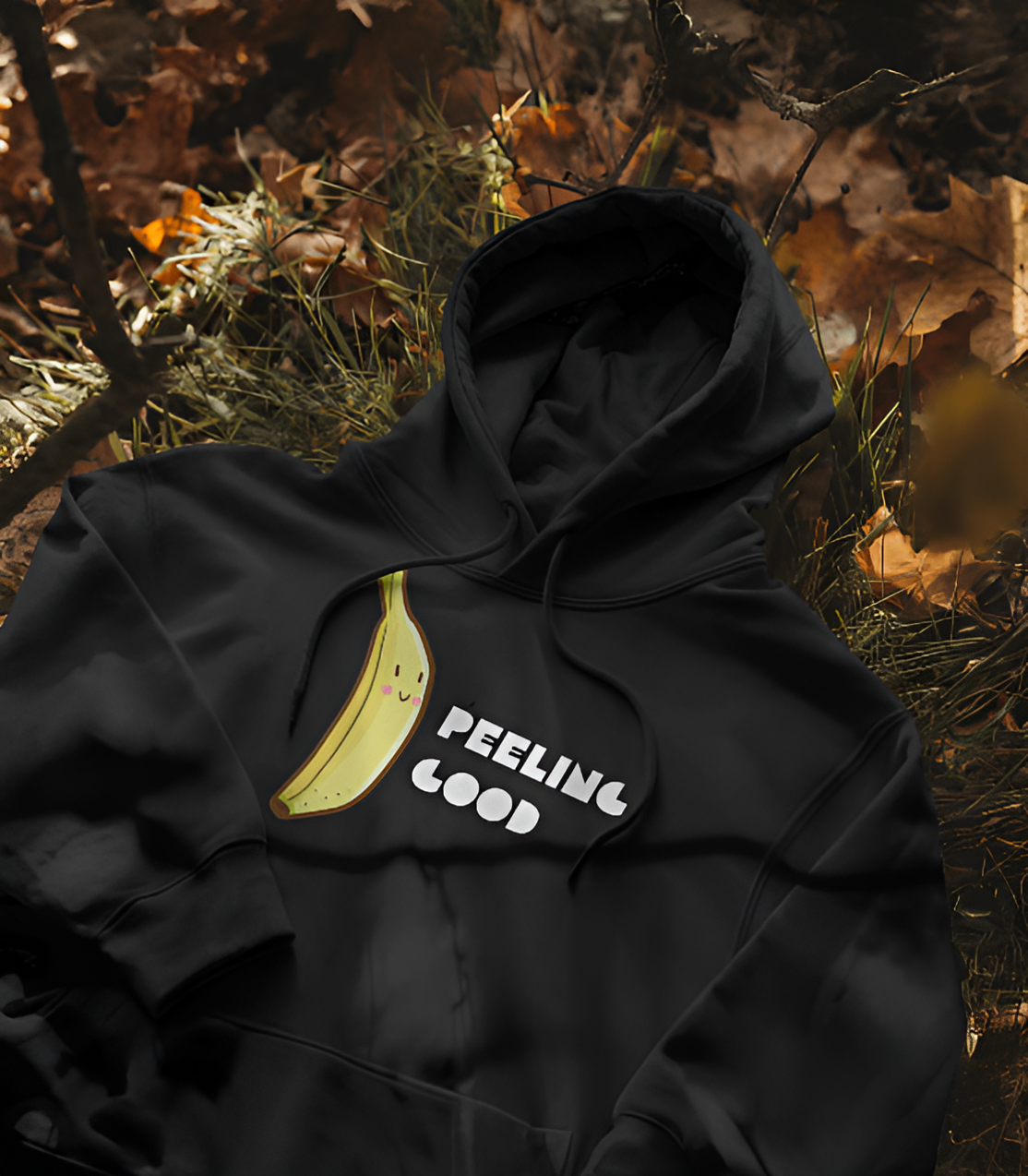 Peeling Good Hoodie For Men β Fun Banana Graphic Hoodie