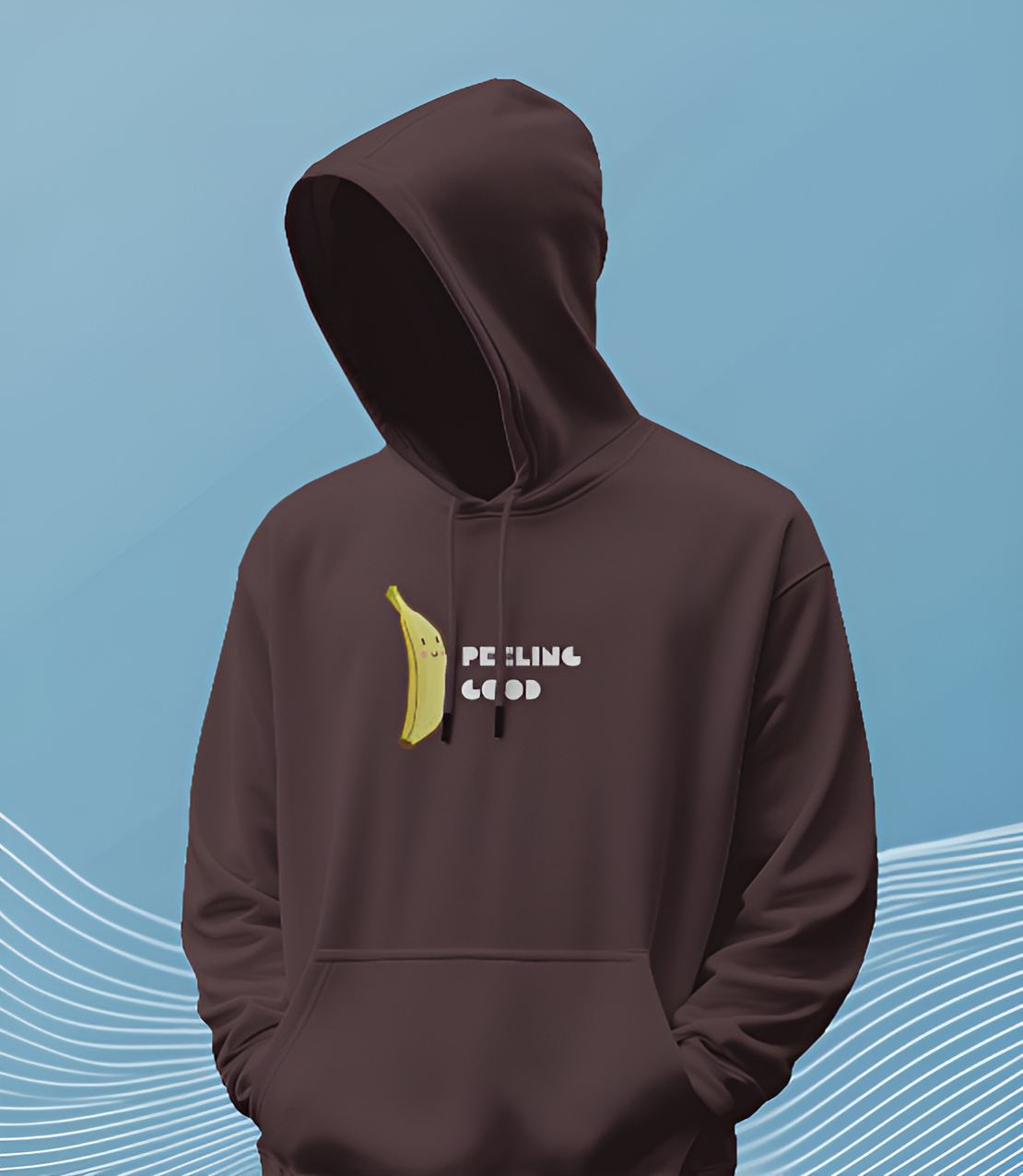 Peeling Good Hoodie For Men β Fun Banana Graphic Hoodie