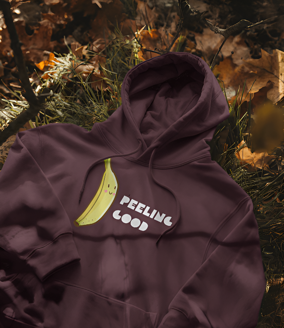 Peeling Good Hoodie For Men β Fun Banana Graphic Hoodie