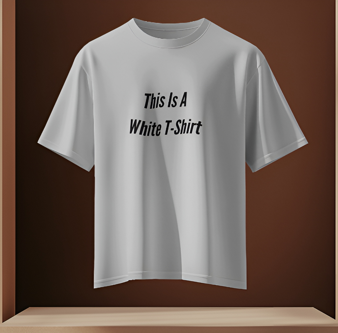This Is A White T-Shirt" Oversized Tee – For the No-Nonsense Minimalist