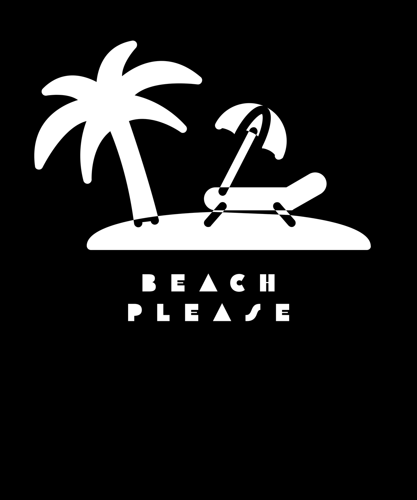 Beach Please Oversized T-Shirt for Women – Funny & Comfy Summer Tee