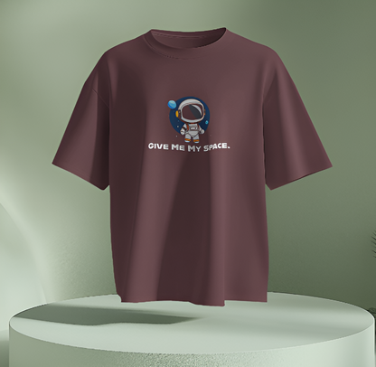 Give Me My Space” Oversized T-Shirt – Astronaut-Approved Comfort