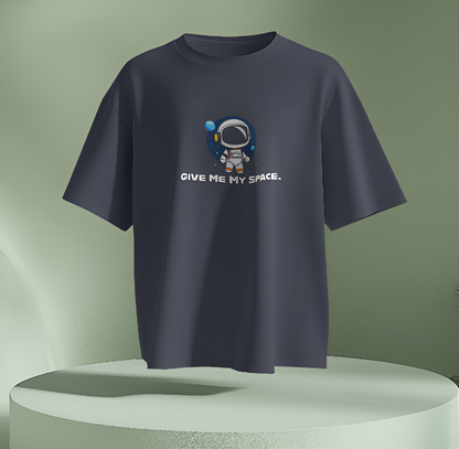 Give Me My Space” Oversized T-Shirt – Astronaut-Approved Comfort