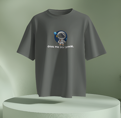 Give Me My Space” Oversized T-Shirt – Astronaut-Approved Comfort