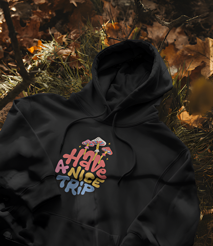 Have A Nice Trip Men's Hoodie – Trippy Mushroom Print