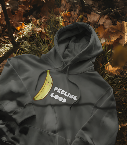 Peeling Good Hoodie For Men – Fun Banana Graphic Hoodie